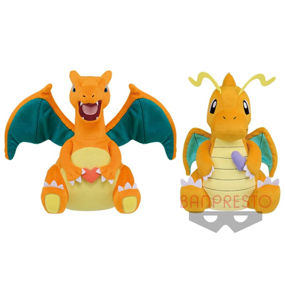 Pokemon Dragonite Mogumogu Time Plushy Mascot